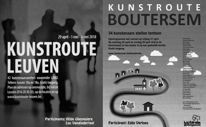 Art Trail 2018 in Leuven-Boutersem/Belgium: Three 1x participants!