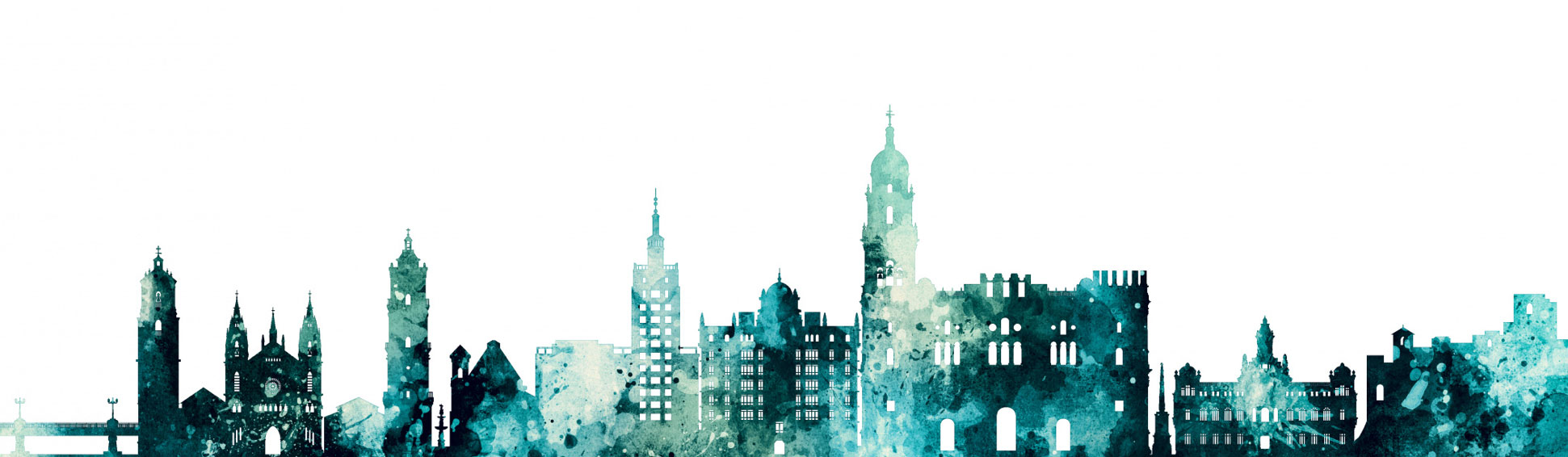 Skyline Tourist Posters  - Illustrated