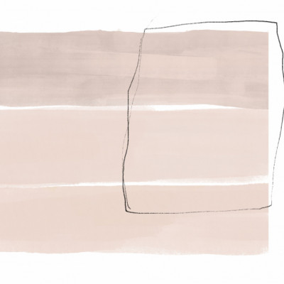 Soft Beige Tones With Horizontal Bands