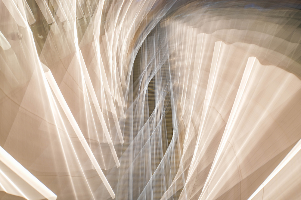 Dynamic Light Streaks by Joshua Raif — canvas wall art