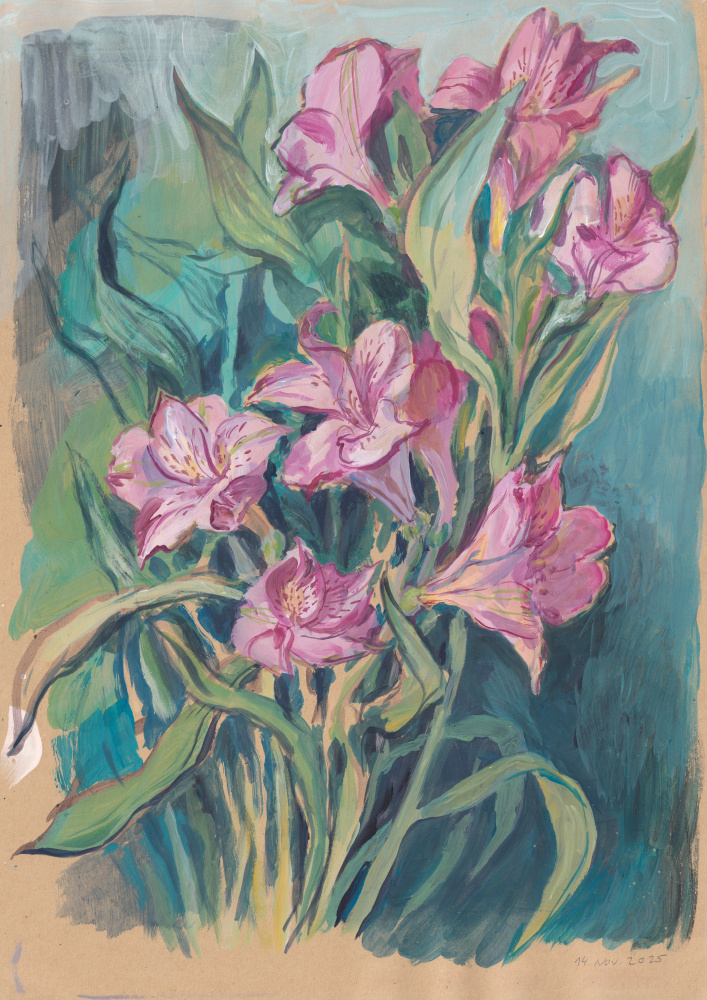 Vibrant Pink Blooms by Catalina Somolinos — canvas wall art