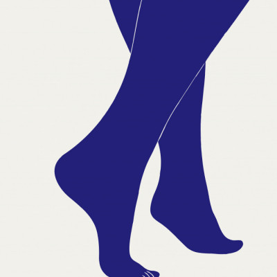 Elegant Blue Legs