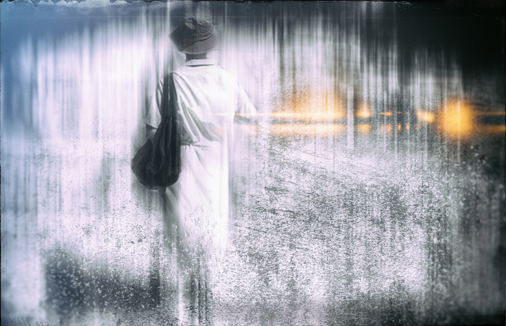 Lonely Urban Walk by Georges Friant — canvas wall art