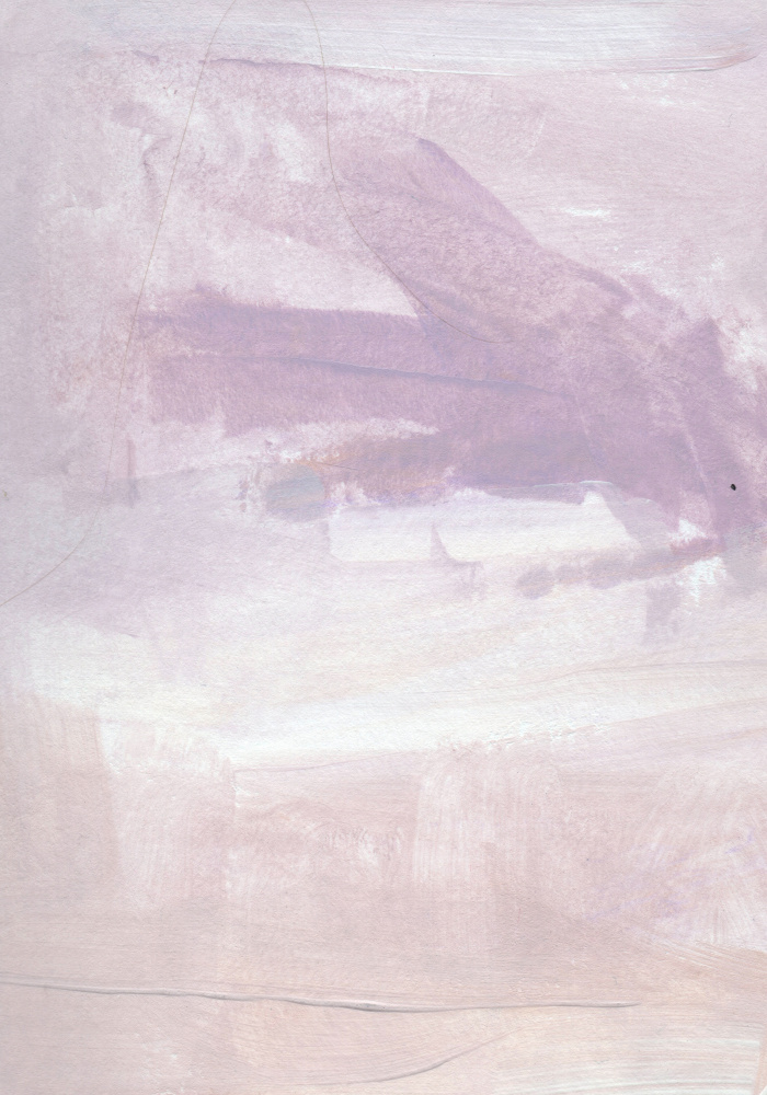 Soft Lavender Abstract by uplusmestudio — canvas wall art