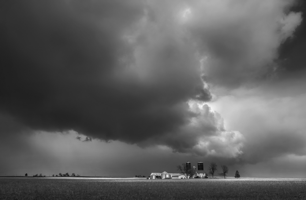 Stormy Farm Sky by Wei Liu — canvas wall art