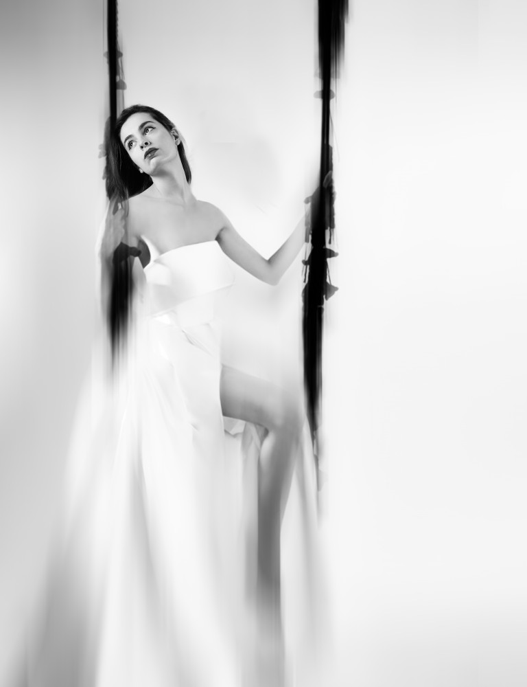 Ethereal White Dress by Carles Punyet Miró — canvas wall art