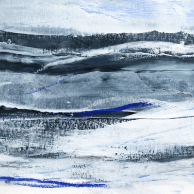 Serene Blue Abstraction
