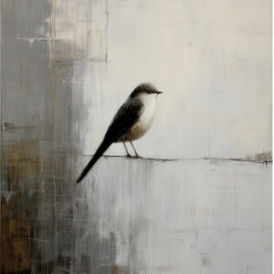 Quiet Bird Abstract