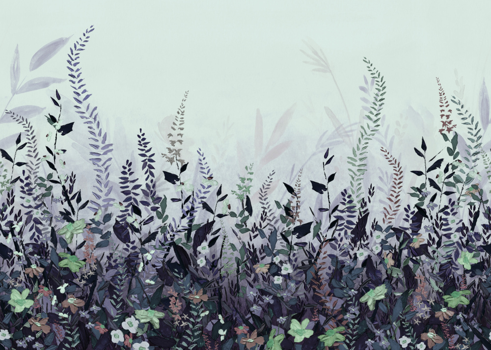 Dreamy Botanical Field by Hendon Lane — canvas wall art