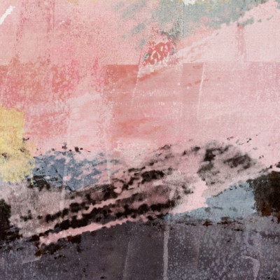 Modern Blush Grey Abstract