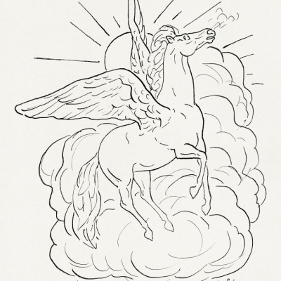 Pegasus Flies In Front of a Cloud (1891–1941)