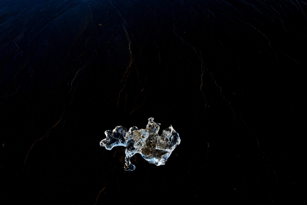 Clear Ice Dark Water by Max Witjes — canvas wall art