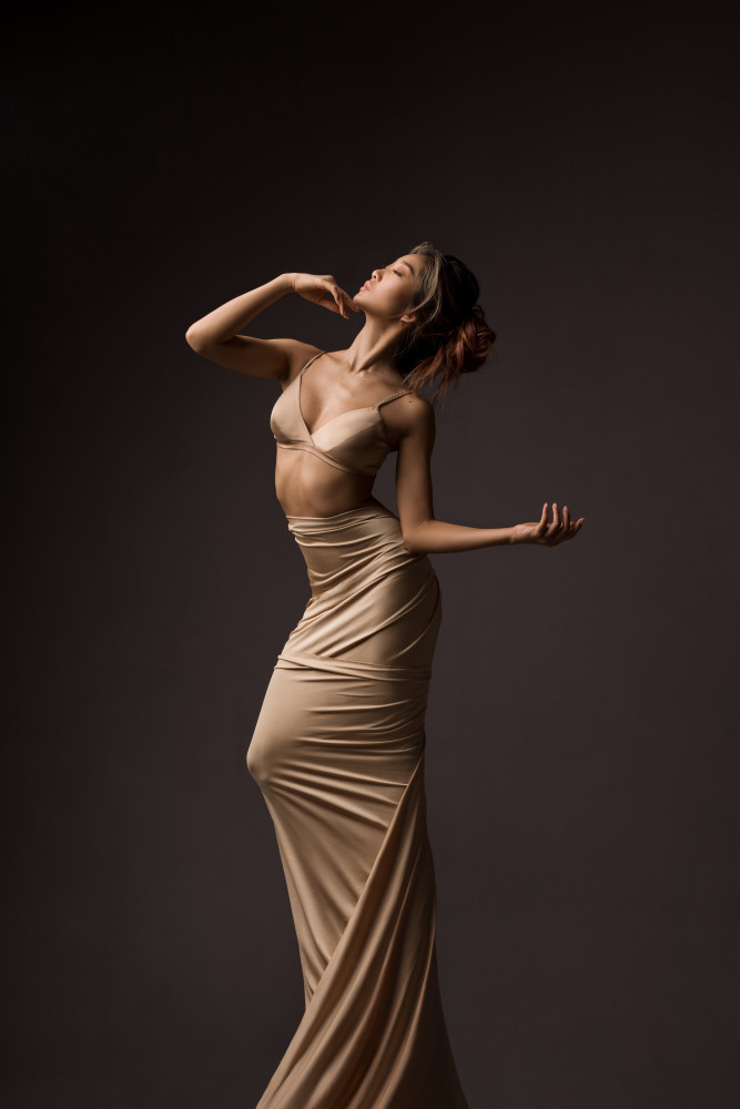 Graceful Dance Portrait by Natalya Sleta — canvas wall art