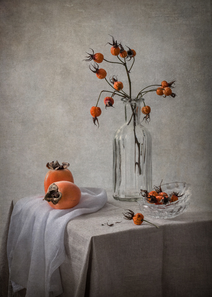 Rustic Autumn Arrangement by Inna Karpova — canvas wall art