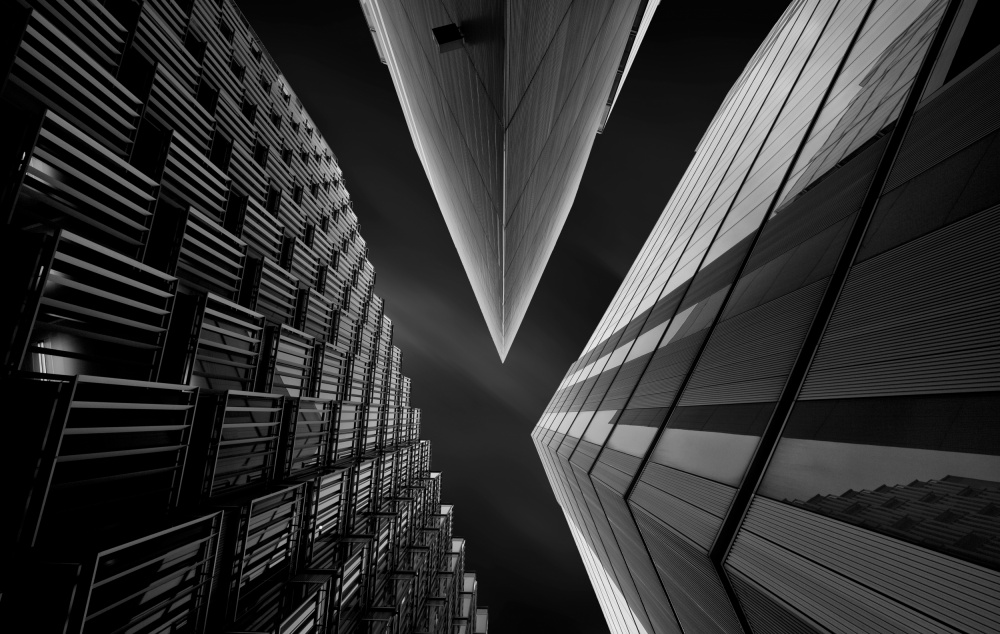 Modern Building Angles by Dr. Roland Shainidze — canvas wall art