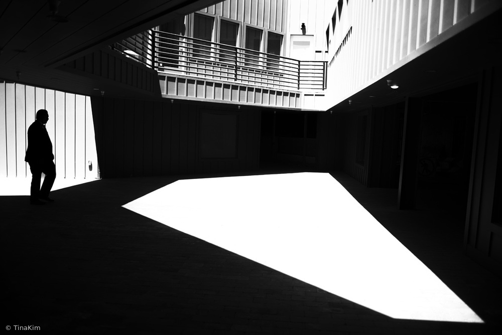 Solitary Silhouette Architecture by Tina Kim — canvas wall art