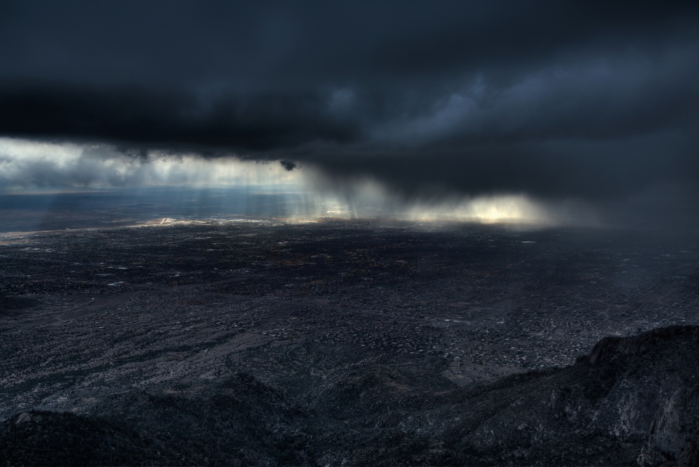 Light Breaking Through Storm by Max Witjes — canvas wall art