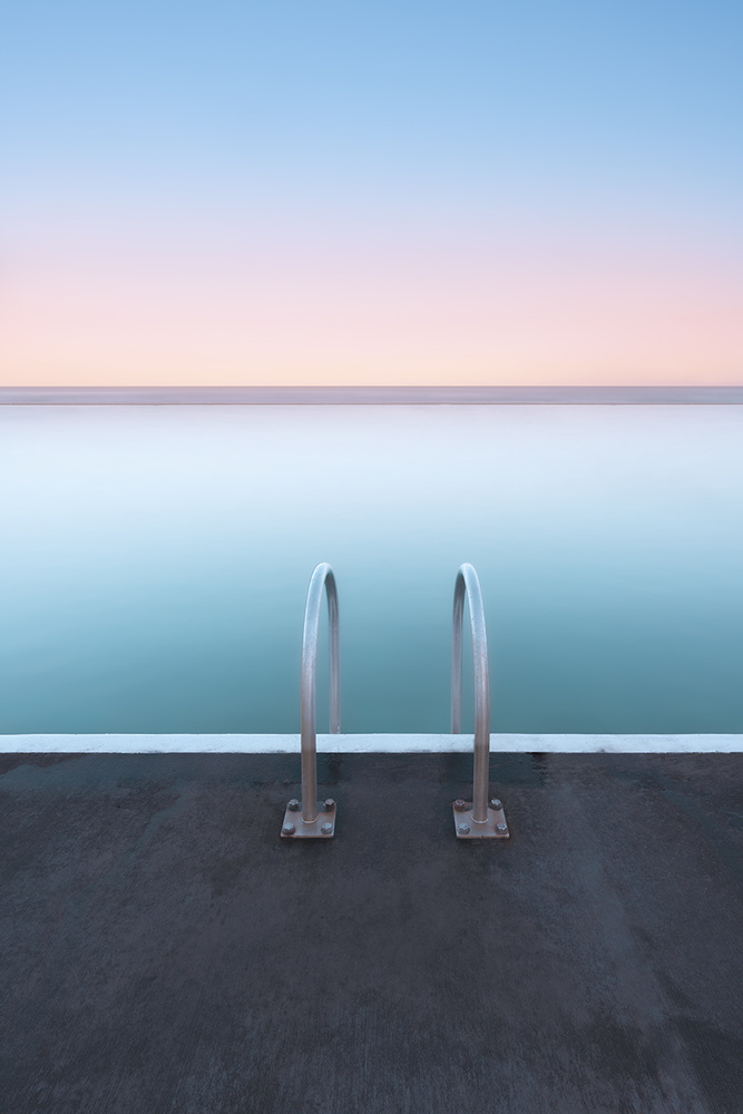 Still Water Horizon by Jingshu Zhu — canvas wall art