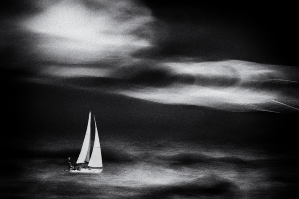 Dreamy Sailing Journey by Benjamine Hullot Scalvenzi — canvas wall art