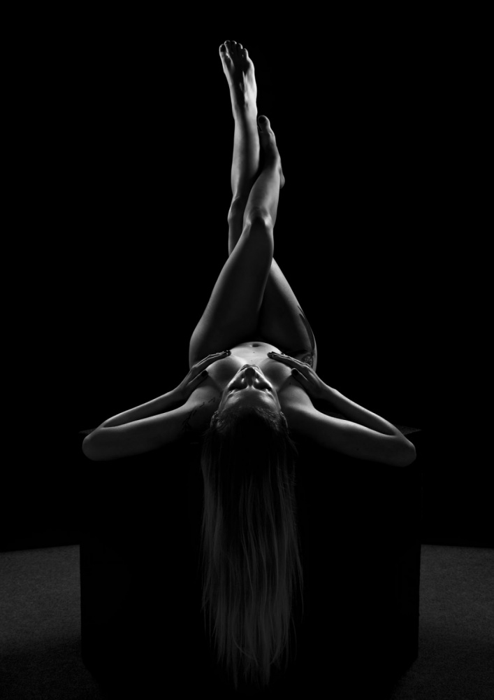 Sensual Female Form by Jozef Kiss — canvas wall art