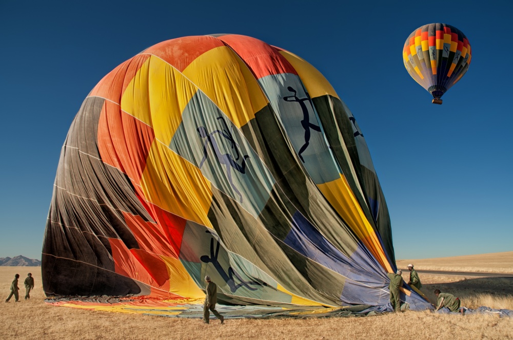 Colorful Balloon Inflation by Mathilde Guillemot — canvas wall art