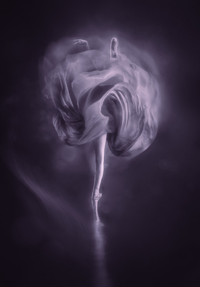Ethereal Ballet Dance by Mia Meng — canvas wall art