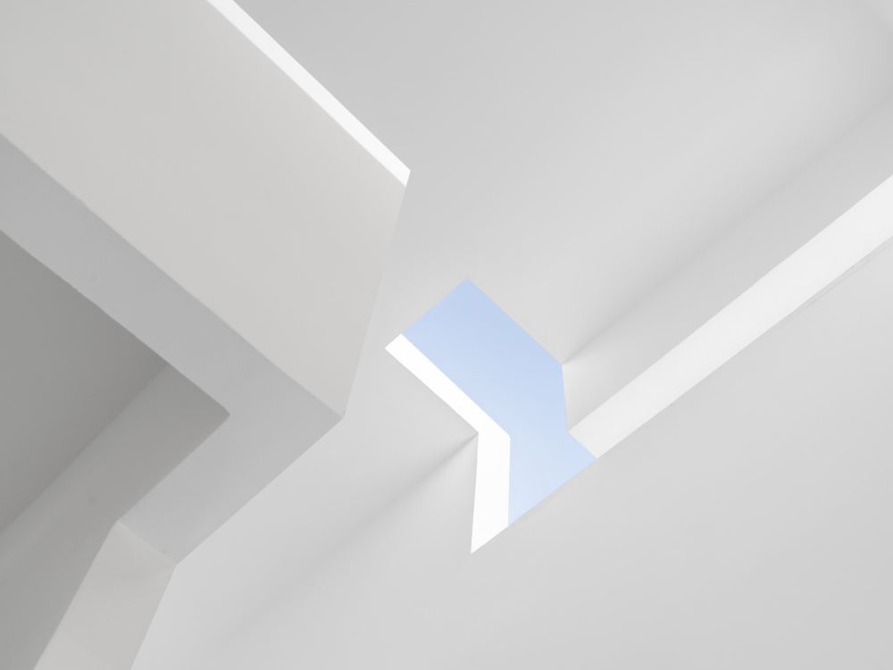 Bright Architectural Geometry by Xiaopeng Guan — canvas wall art