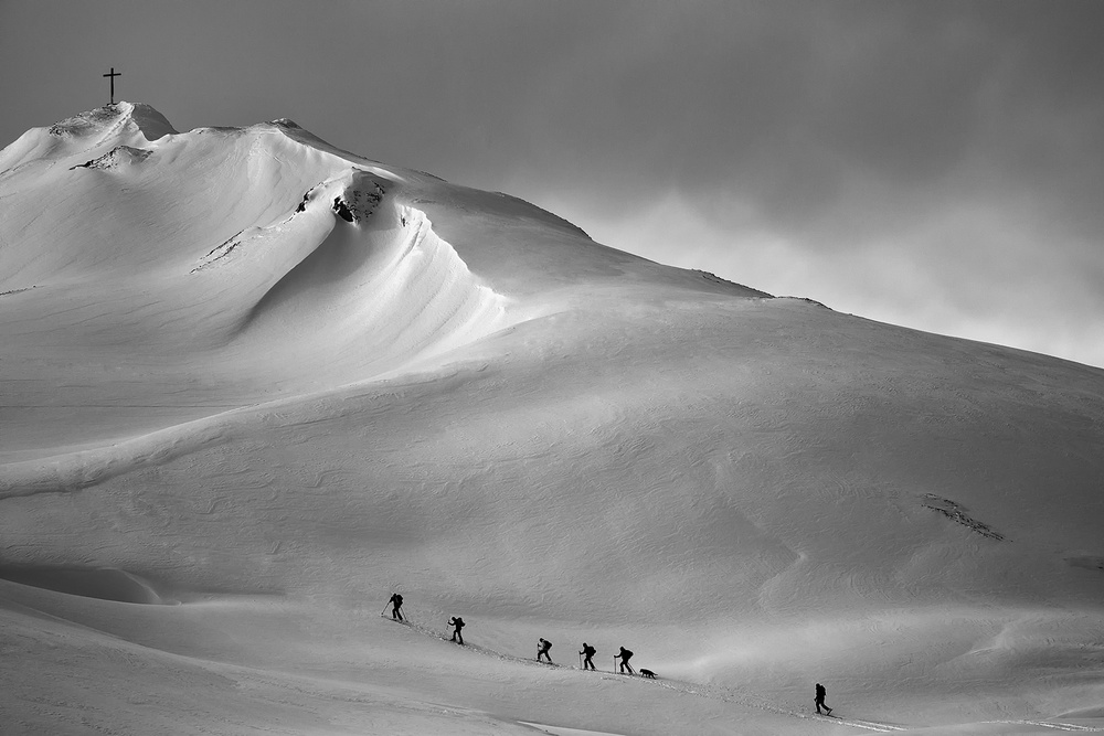 Alpine Ski Journey by Oliver Buchmann — canvas wall art