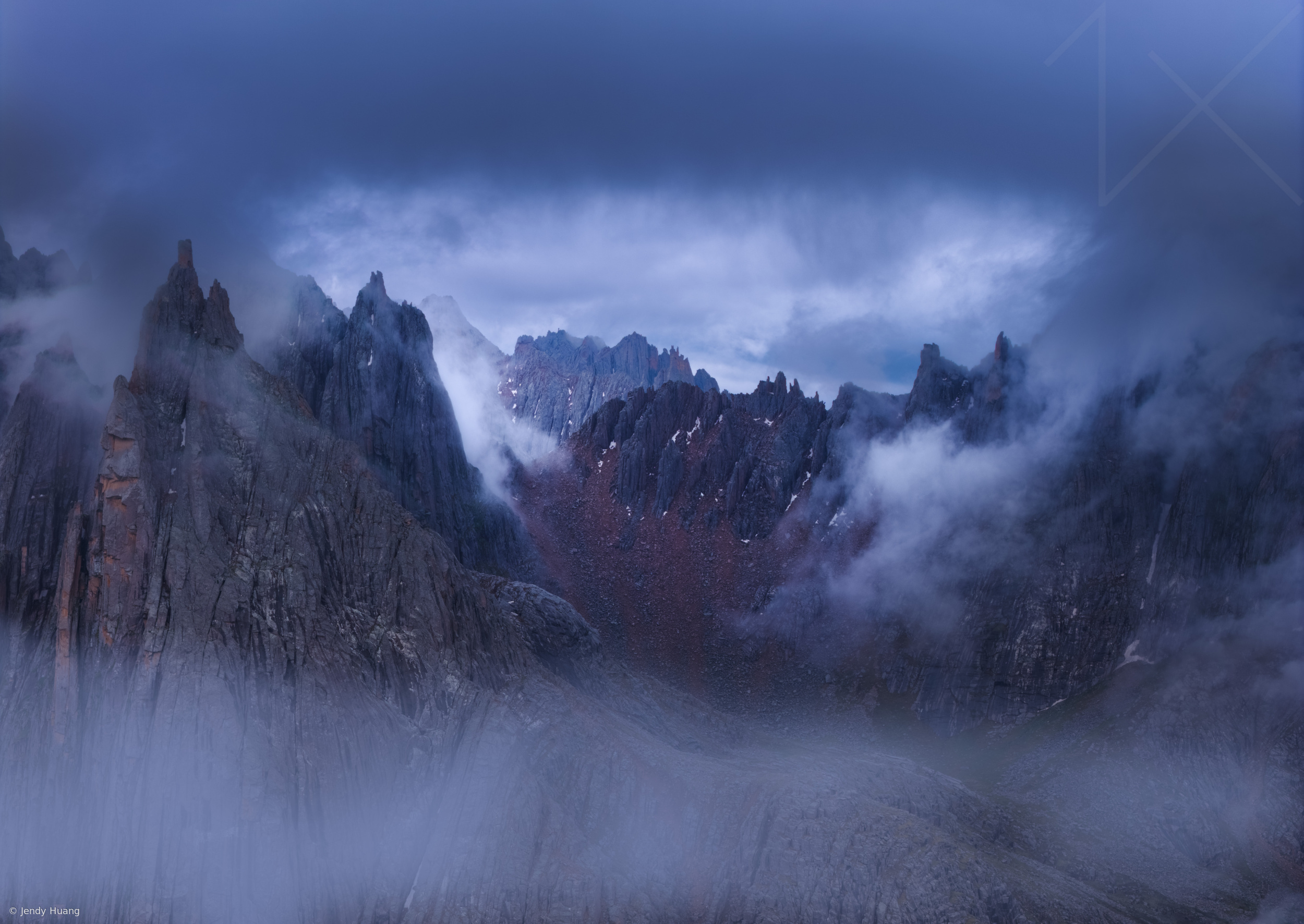 Light Through Alpine Mist