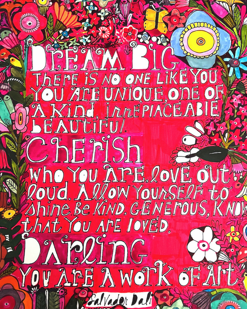  Dream Big by Sharon Nullmeyer — canvas wall art