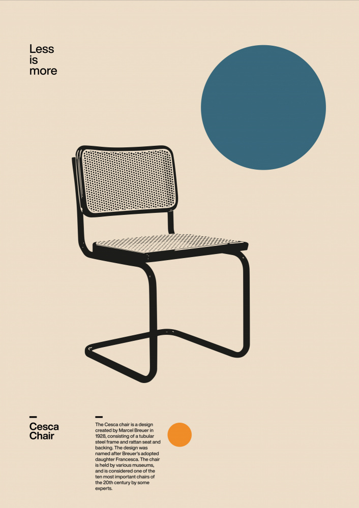 Iconic Modern Chair by David Vineïs — canvas wall art