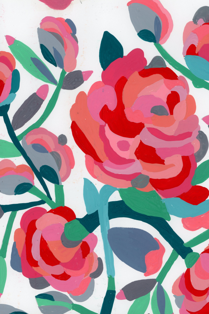 Roses by Sharon Nullmeyer — canvas wall art