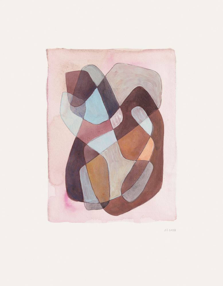 Muted Organic Forms by Catalina Somolinos — canvas wall art