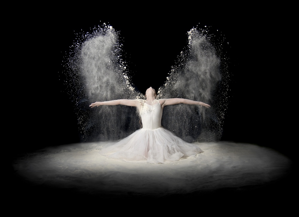 Ethereal Powder Dance by Pauline Pentony MA ARPS DPAGB — canvas wall art