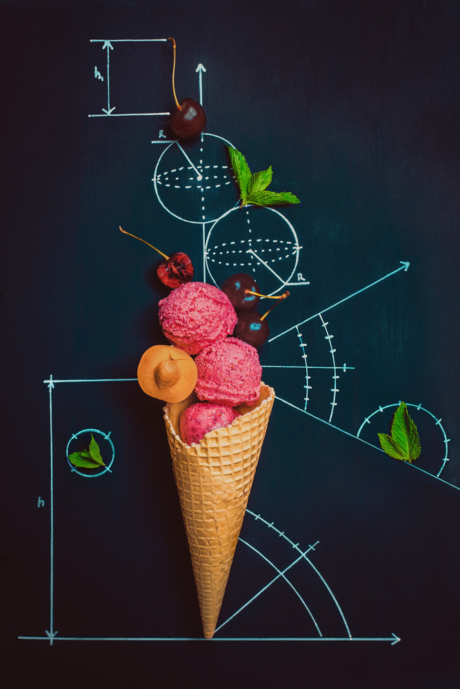 Sweet Science Ice Cream by Dina Belenko — canvas wall art