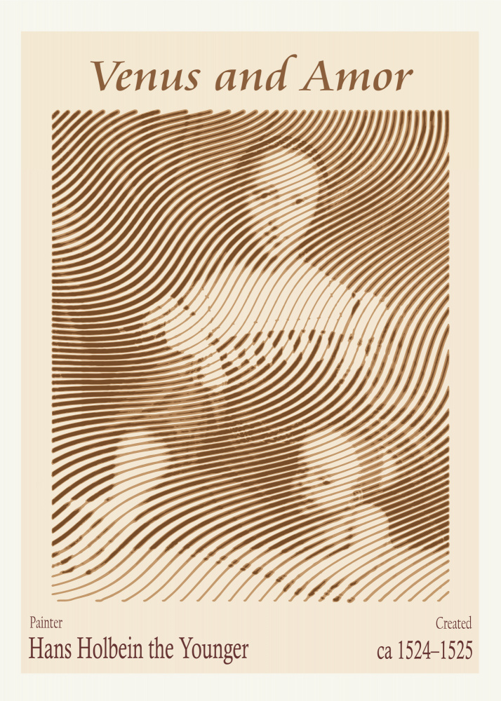 Venus and Winged Cupid by Doa Project — canvas wall art