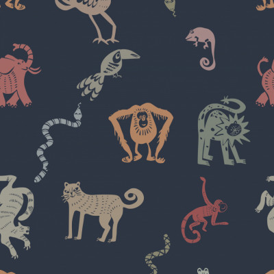 Playful Jungle Friends