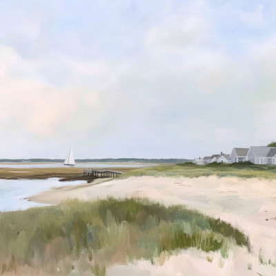 Coastal Beach Homes Sailboat