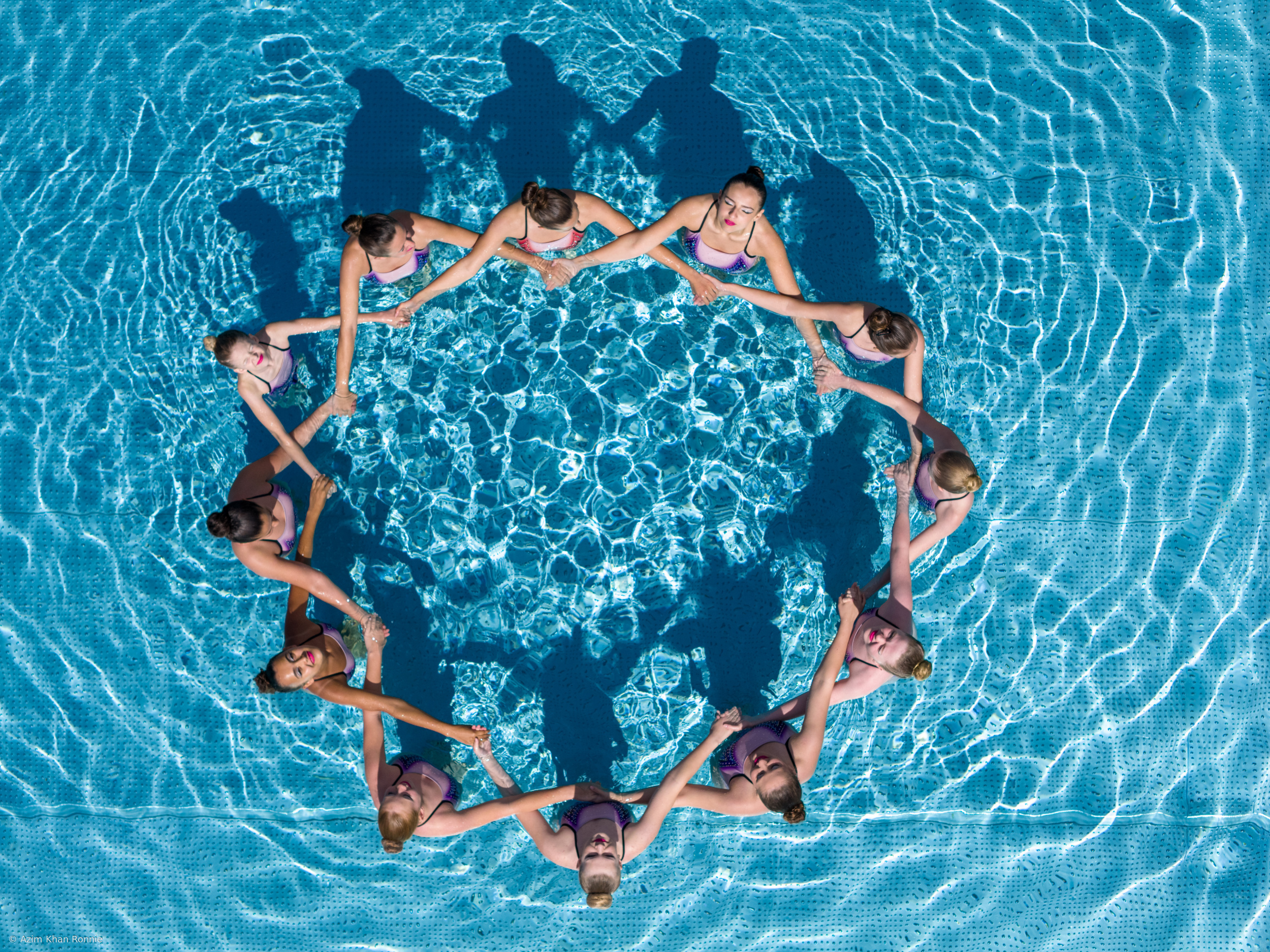 Artistic swimmers
