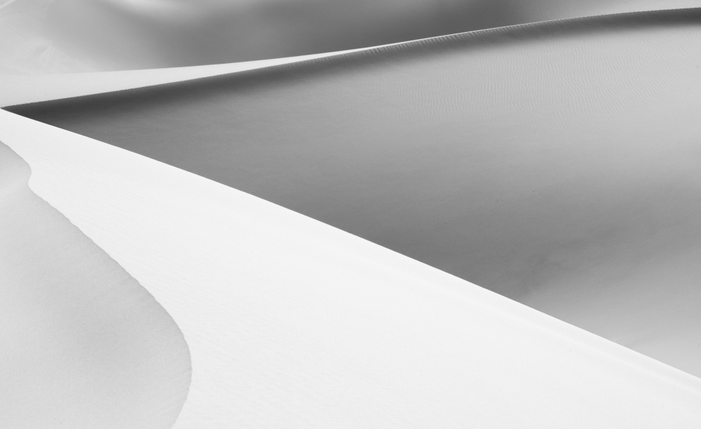 Monochrome Sand Waves by Selions(陈磊) — canvas wall art