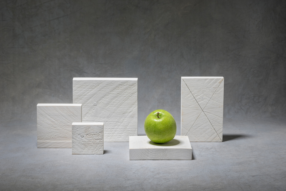 Green Apple Still Life by Christophe Verot — canvas wall art