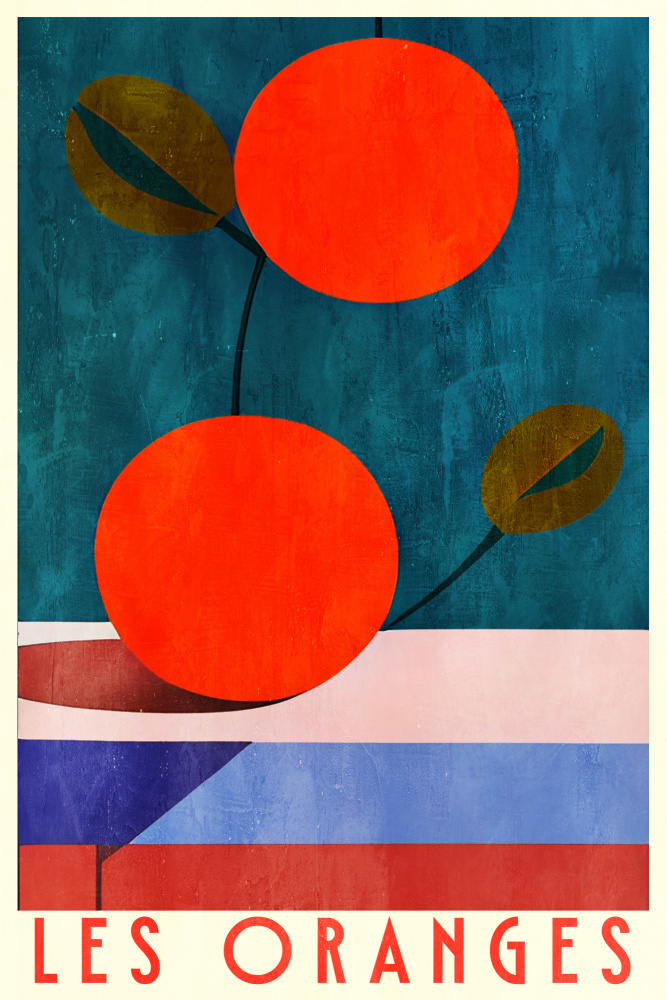 Vibrant Orange Still Life by Bo Anderson — canvas wall art