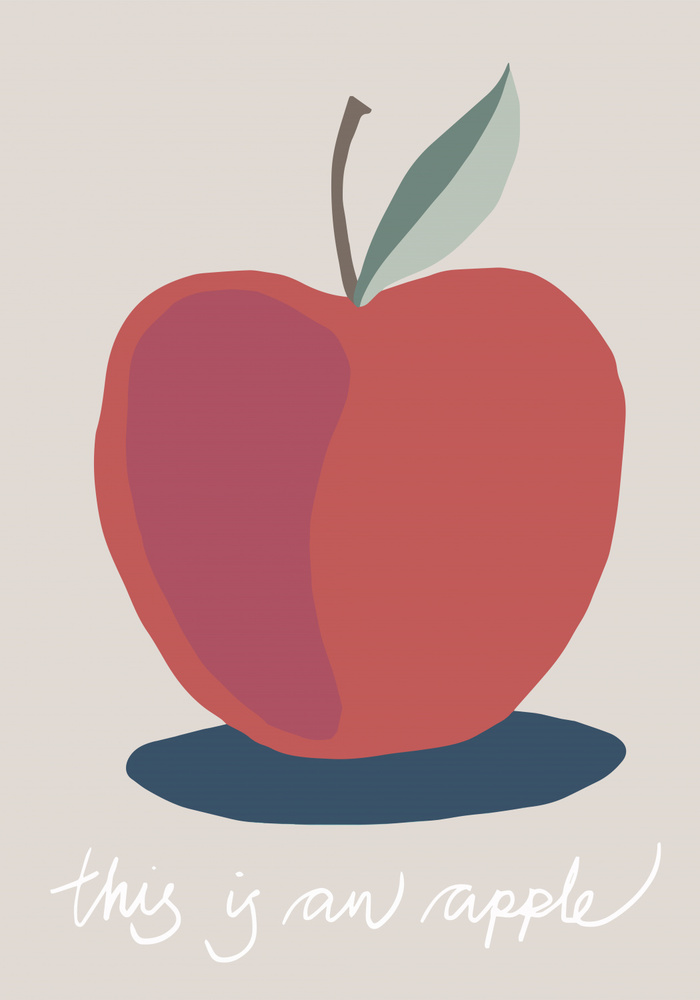 This is an Apple by Old Artists Studio II — canvas wall art
