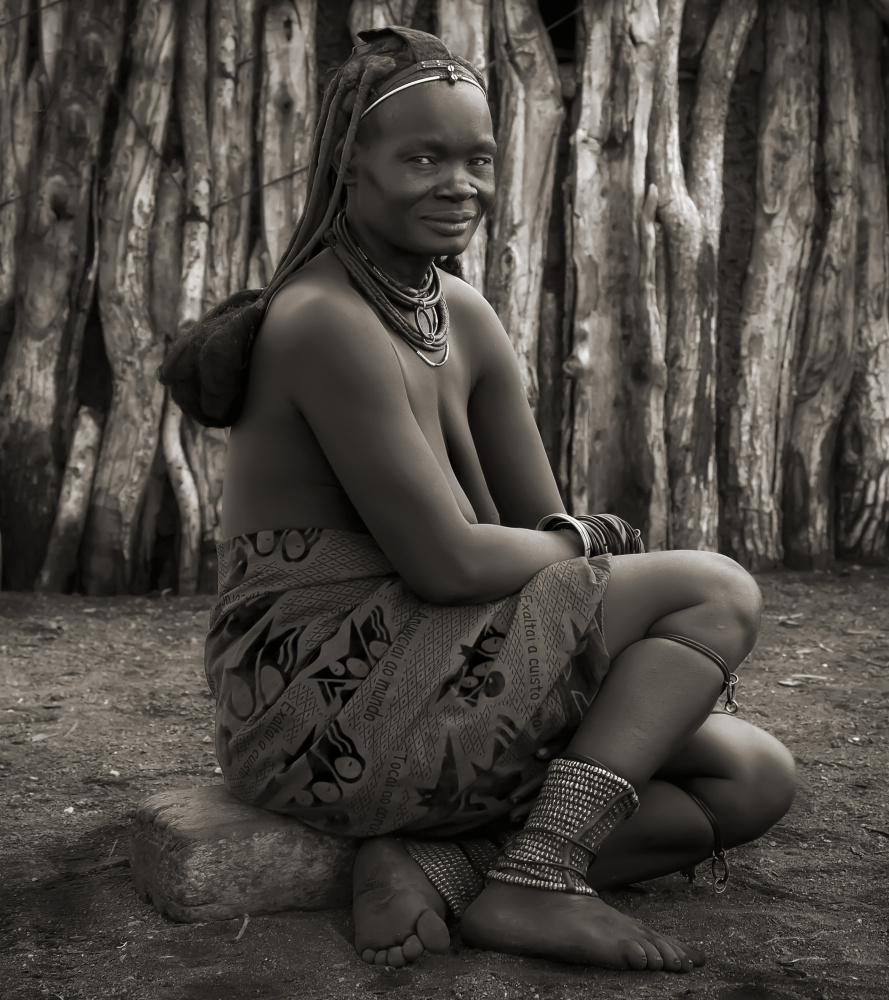 Serene African Woman by Jan Donckers — canvas wall art