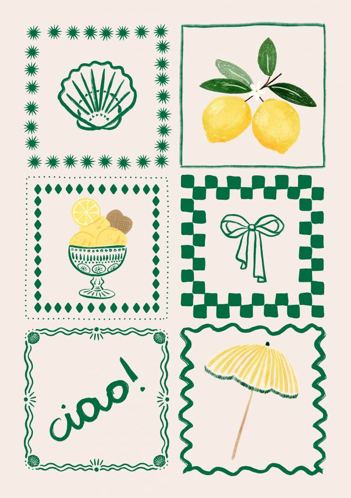 Cheerful Italian Summer by Katarzyna Gąsiorowska — canvas wall art