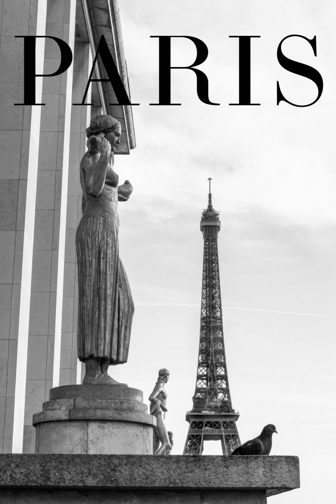 Paris Eiffel Tower View by Old Artists Studio III — canvas wall art