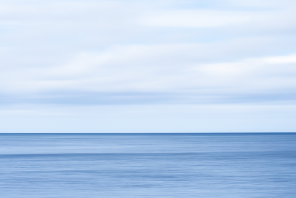 Calm Blue Ocean by Christa Stroo — canvas wall art