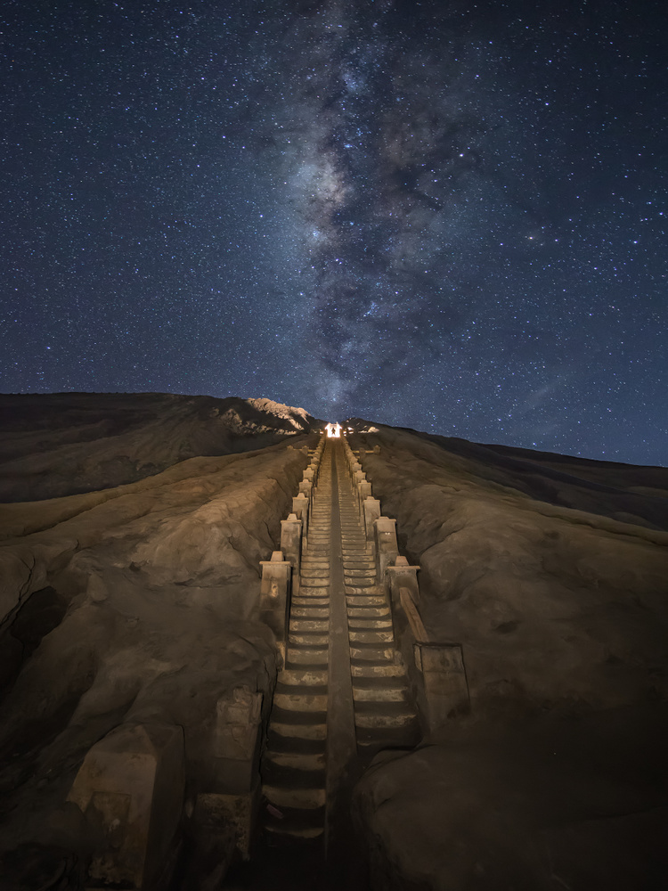 Stairway To Stars by Gunarto Song — canvas wall art