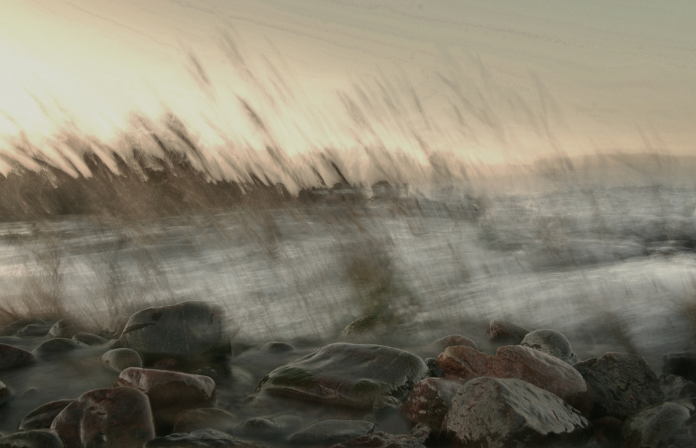 Dreamy Coastal Motion by Christina Sillen — canvas wall art