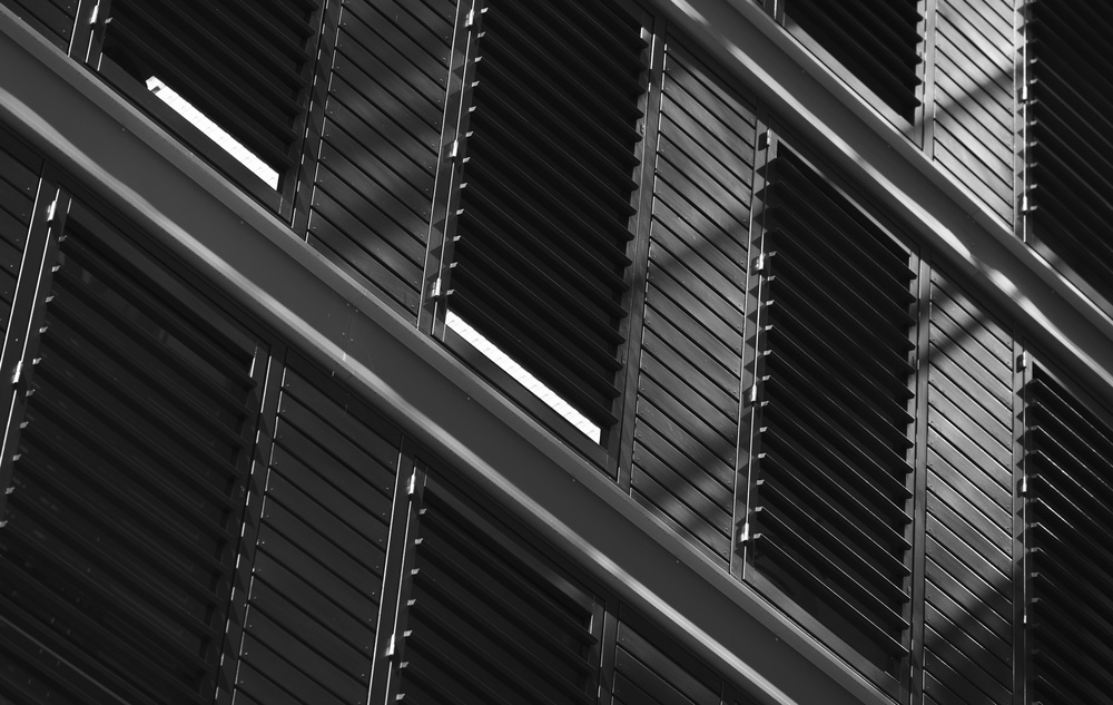 Geometric Facade Detail by Greetje van Son — canvas wall art